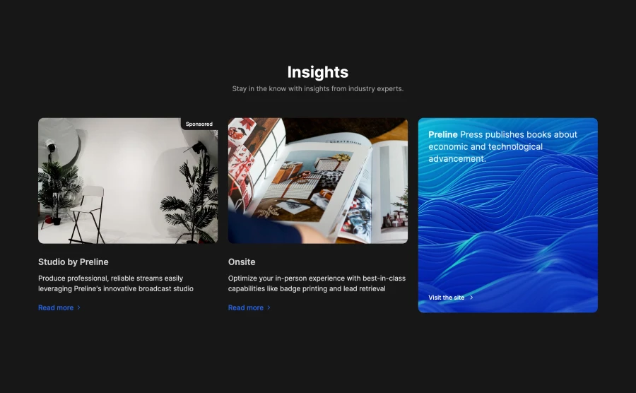 Blog Sections