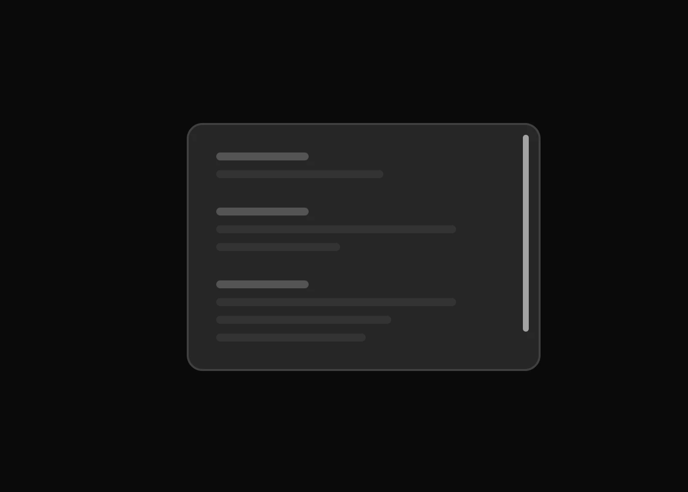 Custom Scrollbar