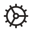 Cog icon animation