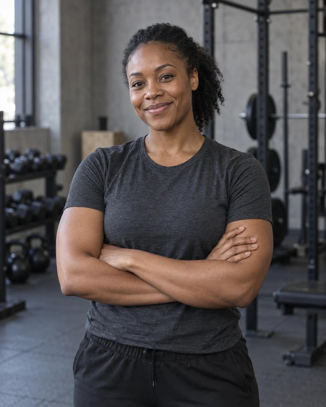 Maya Jackson, fictional Setpoint coach, in the training studio