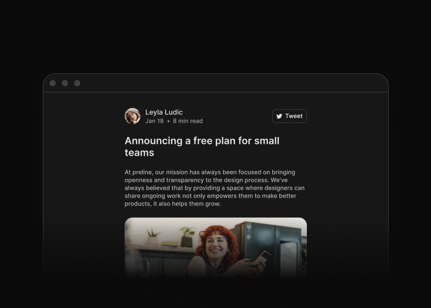 Blog Article Pages