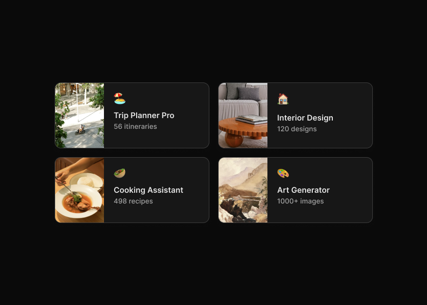 Content Showcases