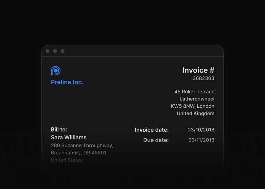 Invoice Layouts