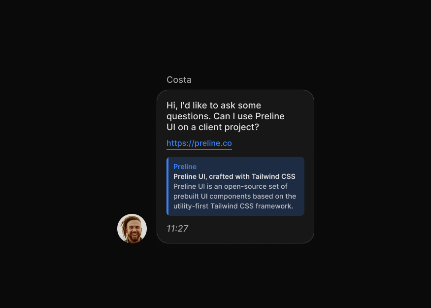 Message Bubbles