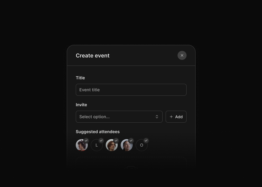 Create & Edit Form Modals