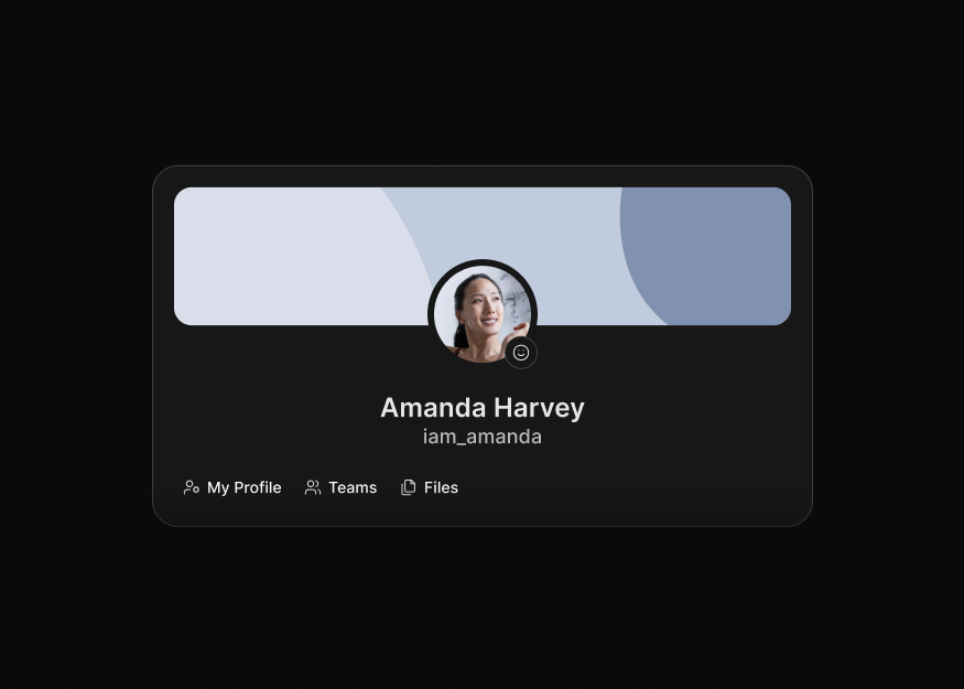 Profile Cards & Status Panels