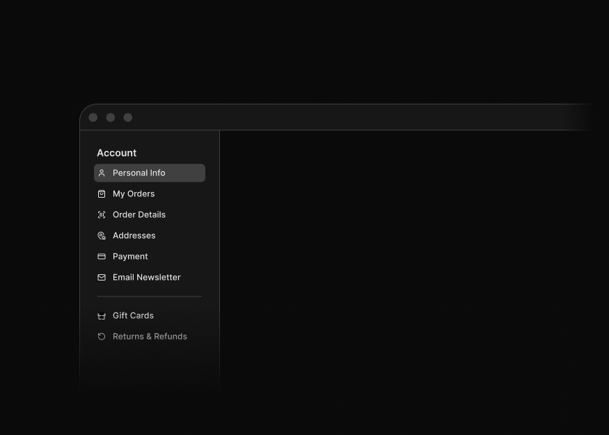 Sidebar Navigation