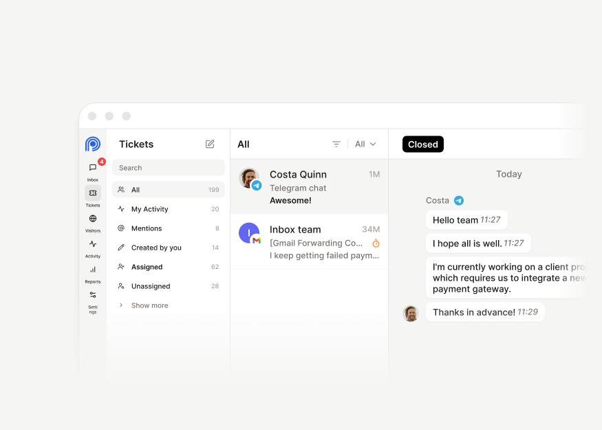 Chat Workspace Layouts