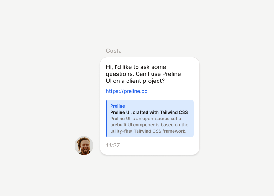Message Bubbles