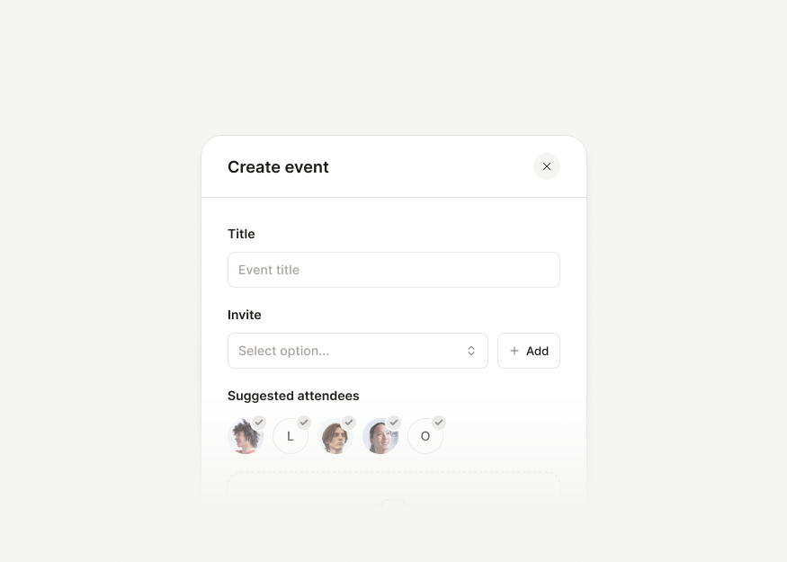 Create & Edit Form Modals