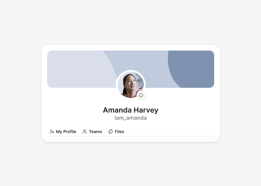 Profile Cards & Status Panels