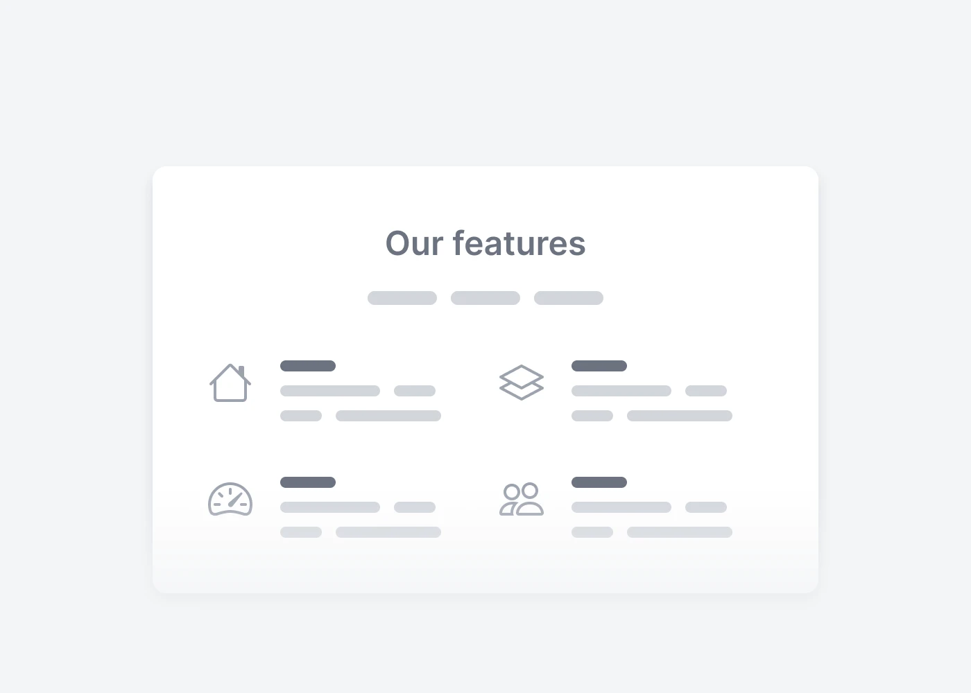 Icon Sections